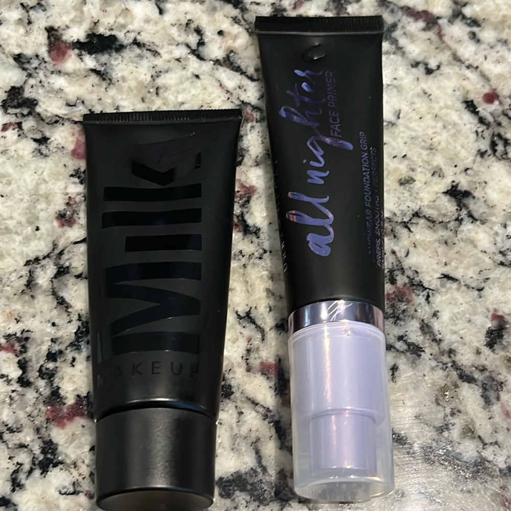 2 Full Size Milk and Urban Decay Longwear Primer Duo